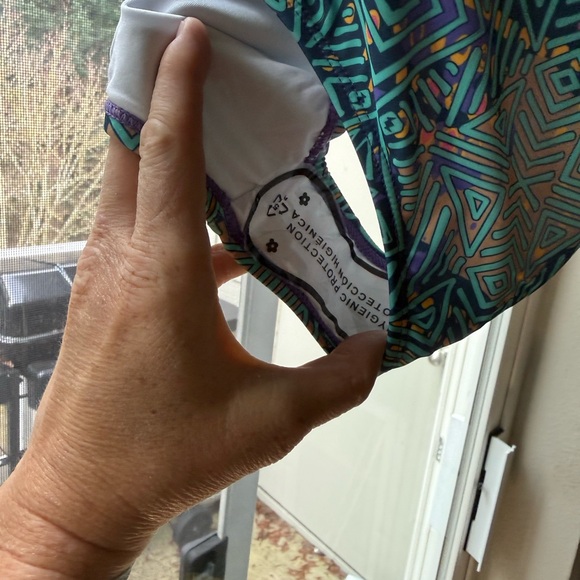 Geometric Patterned Swimsuit - Picture 3 of 6